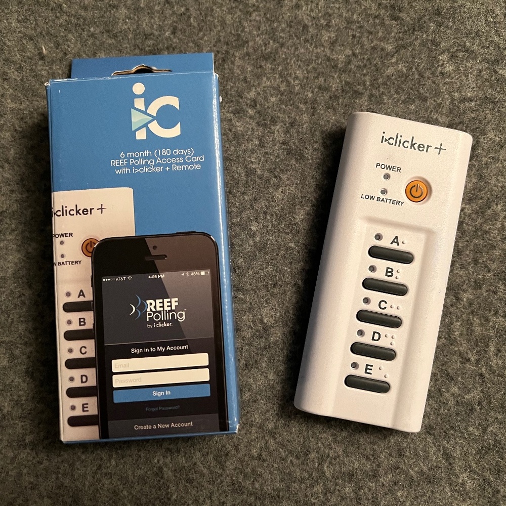 iClicker + Remote w/Box